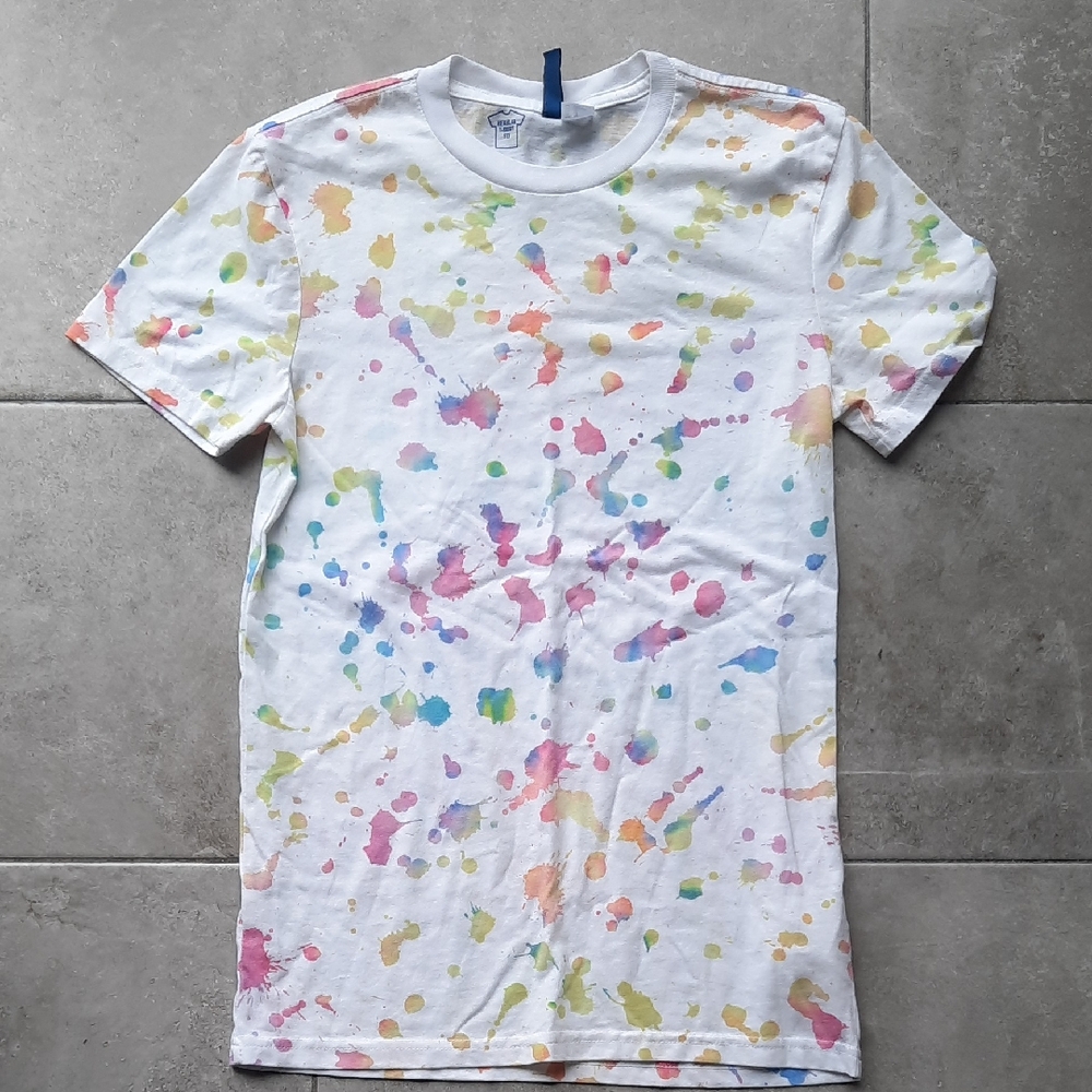 Color Splash Short Sleeve Tshirt